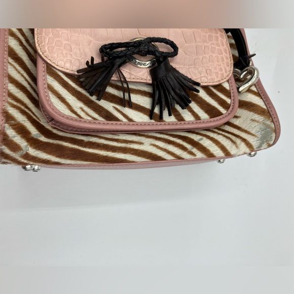 Brighton Pink Leather Handbag/Crossbody bag - Picture 12 of 12